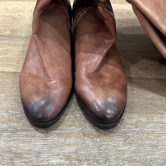 Arturo Chiang  Leather Riding Boots - Size 8 - Picture 5 of 8